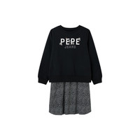 衣服 女孩 短裙 Pepe jeans MELANIA 黑色