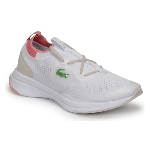 鞋子 女士 球鞋基本款 Lacoste RUN SPIN KNIT 0121 1 SFA 白色 / 玫瑰色