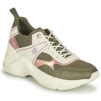 鞋子 女士 球鞋基本款 Tommy Hilfiger FASHION WEDGE SNEAKER 绿色 / 玫瑰色