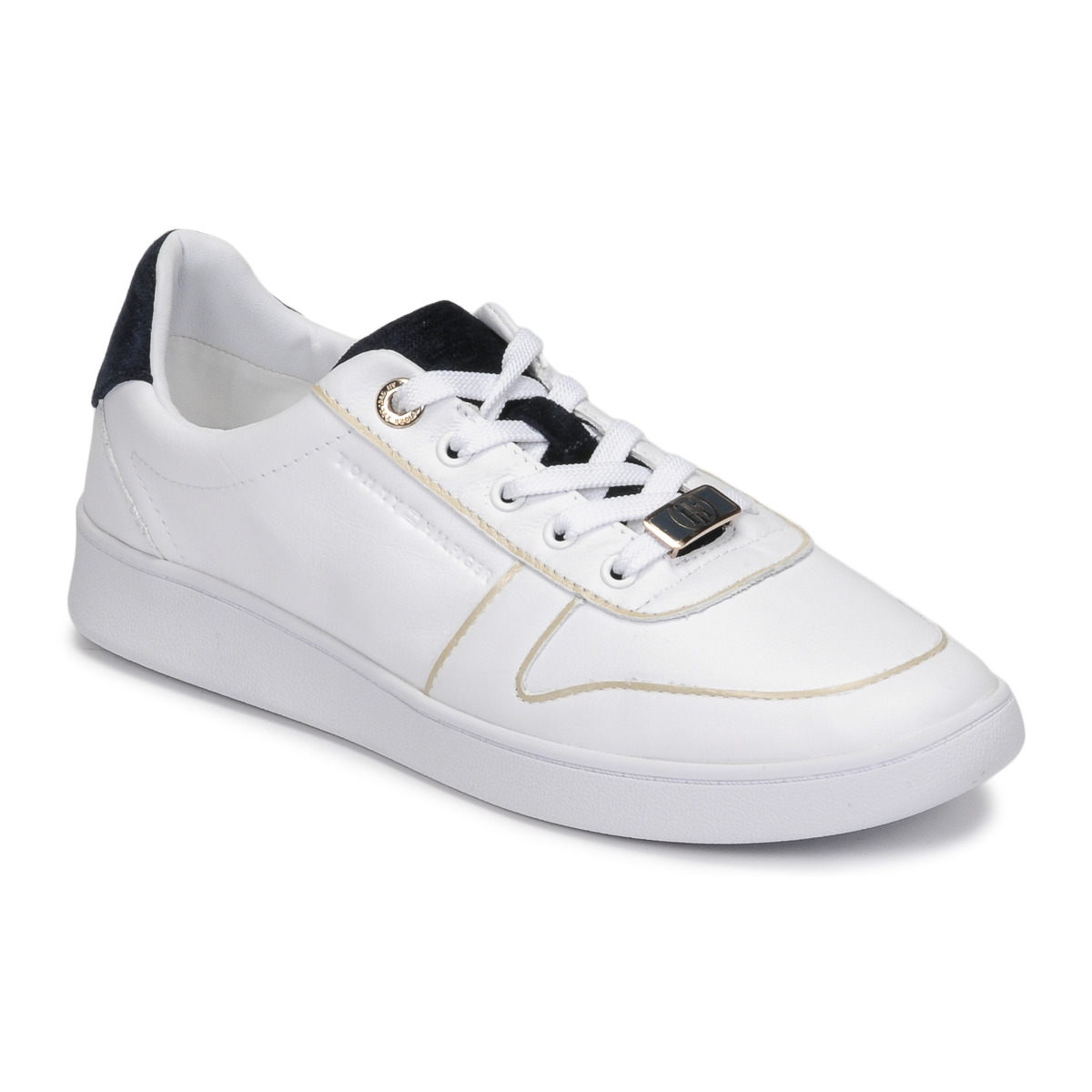 鞋子 女士 球鞋基本款 Tommy Hilfiger PREMIUM COURT SNEAKER 白色