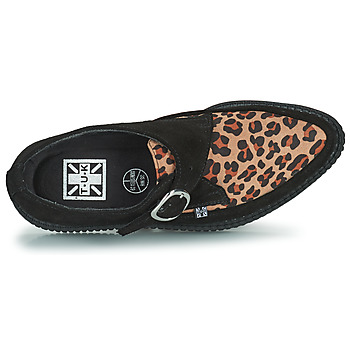 TUK POINTED CREEPER MONK BUCKLE 黑色 / Leopard
