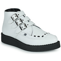 鞋子 短筒靴 TUK POINTED CREEPER 3 BUCKLE BOOT 白色