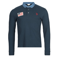 衣服 男士 长袖保罗衫 U.S Polo Assn. 美国马球协会 RYAN 47773 CHFD 海蓝色