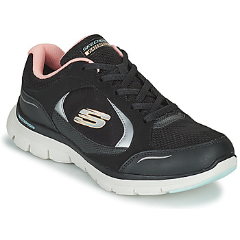 鞋子 女士 球鞋基本款 Skechers 斯凯奇 FLEX APPEAL 4.0 黑色 / 玫瑰色