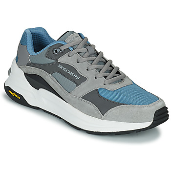 鞋子 男士 球鞋基本款 Skechers 斯凯奇 GLOBAL JOGGER 灰色 / 蓝色