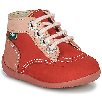 鞋子 女孩 短筒靴 Kickers BONZIP-2 玫瑰色