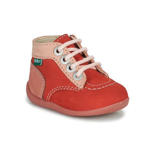 鞋子 女孩 短筒靴 Kickers BONZIP-2 玫瑰色