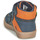 鞋子 男孩 短筒靴 Kickers LOGGAN 海蓝色 / 橙色