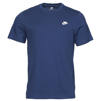 衣服 男士 短袖体恤 Nike 耐克 NIKE SPORTSWEAR CLUB 蓝色 / 白色