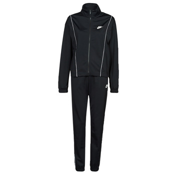 衣服 女士 厚套装 Nike 耐克 W NSW ESSNTL PQE TRK SUIT 黑色 / 白色