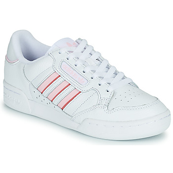 鞋子 女士 球鞋基本款 Adidas Originals 阿迪达斯三叶草 CONTINENTAL 80 STRI 白色 / 玫瑰色