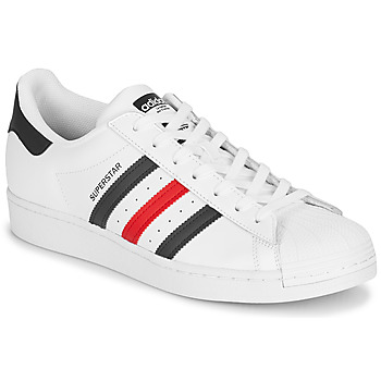 鞋子 球鞋基本款 Adidas Originals 阿迪达斯三叶草 SUPERSTAR 白色 / 蓝色 / 红色