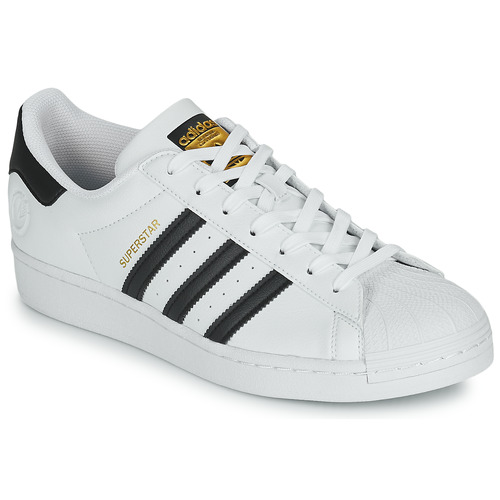 鞋子 球鞋基本款 Adidas Originals 阿迪达斯三叶草 SUPERSTAR VEGAN 白色 / 黑色
