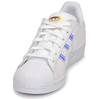 Adidas Originals 阿迪达斯三叶草 SUPERSTAR W 白色 /  iridescent 