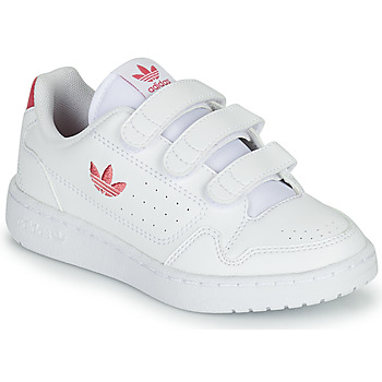 鞋子 女孩 球鞋基本款 Adidas Originals 阿迪达斯三叶草 NY 90  CF C 白色 / 玫瑰色