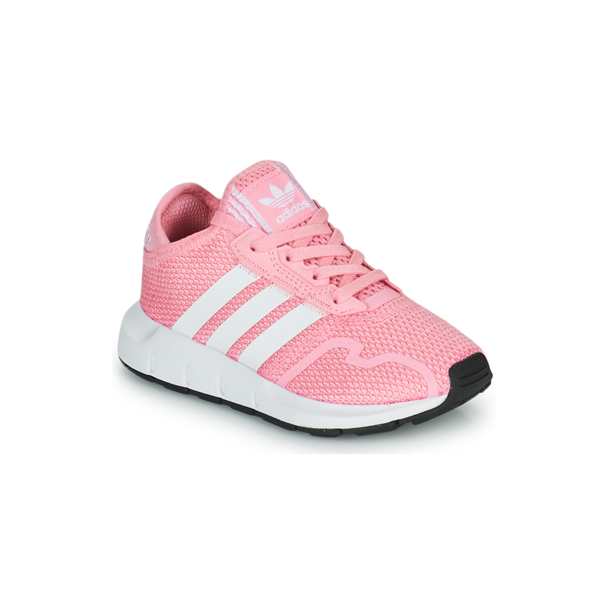 鞋子 女孩 球鞋基本款 Adidas Originals 阿迪达斯三叶草 SWIFT RUN X C 玫瑰色