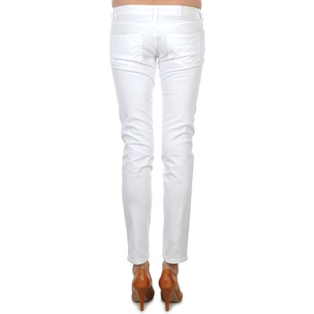 Calvin Klein Jeans JEAN BLANC BORDURE ARGENTEE 白色