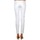 衣服 女士 紧身牛仔裤 Calvin Klein Jeans JEAN BLANC BORDURE ARGENTEE 白色