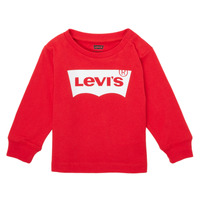 衣服 男孩 长袖T恤 Levi's 李维斯 L/S BATWING TEE 红色