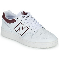 鞋子 男士 球鞋基本款 New Balance新百伦 480 白色 / 波尔多红