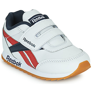 鞋子 儿童 球鞋基本款 Reebok Classic REEBOK ROYAL CLJOG 2  KC 白色 / 海蓝色 / 红色