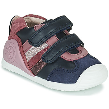 鞋子 女孩 球鞋基本款 Biomecanics BIOGATEO SPORT 海蓝色 / 玫瑰色