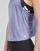 衣服 女士 无领短袖套衫/无袖T恤 adidas Performance 阿迪达斯运动训练 YOGA CROP 紫罗兰