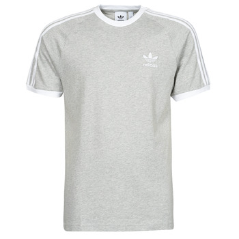 衣服 男士 短袖体恤 Adidas Originals 阿迪达斯三叶草 3-STRIPES TEE 灰色 / Moyen