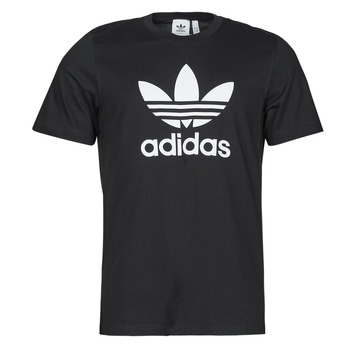 衣服 男士 短袖体恤 Adidas Originals 阿迪达斯三叶草 TREFOIL T-SHIRT 黑色