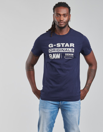 G-Star Raw GRAPHIC 8 R T SS 蓝色