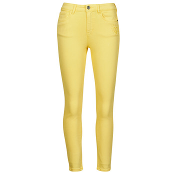 衣服 女士 多口袋裤子 Desigual ALBA 黄色