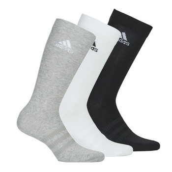 配件   运动袜 adidas Performance 阿迪达斯运动训练 LIGHT CREW X3 灰色 / 白色 / 黑色