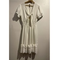 衣服 女士 短裙 Fashion brands 9176-BLANC 白色