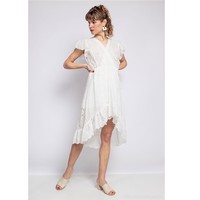 衣服 女士 短裙 Fashion brands U5233-BLANC 白色