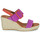 鞋子 女士 帆布便鞋 JB Martin IRINA 天鹅绒 / 紫红色 / 桃色