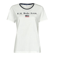 衣服 女士 短袖体恤 U.S Polo Assn. 美国马球协会 LETY 51520 CPFD 白色