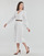 衣服 女士 长裙 Michael by Michael Kors PALM EYELET KATE DRESS 白色