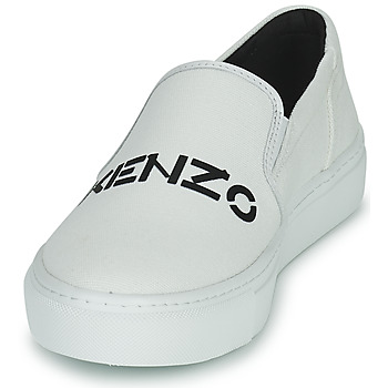 Kenzo K-SKATE SLIP-ON KENZO LOGO 白色