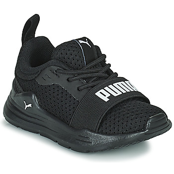 鞋子 儿童 球鞋基本款 Puma 彪马 Wired Run AC Inf 黑色 / 白色