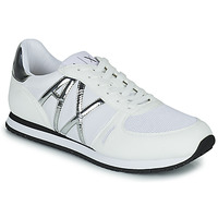 鞋子 女士 球鞋基本款 EMPORIO ARMANI EAX LUNA 白色 / 银灰色