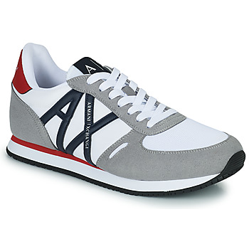 鞋子 男士 球鞋基本款 EMPORIO ARMANI EAX STAR 白色 / 红色 / 灰色