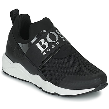 鞋子 男孩 球鞋基本款 BOSS J29276 黑色