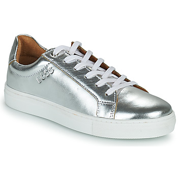 鞋子 女孩 球鞋基本款 BOSS J19062 银灰色