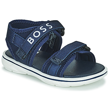 鞋子 男孩 凉鞋 BOSS J09174 海蓝色