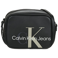 包 女士 斜挎包 Calvin Klein Jeans SCULPTED MONO CAMERA BAG 黑色