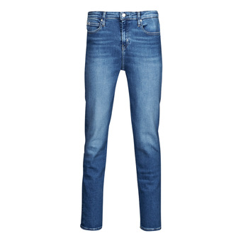 衣服 男士 紧身牛仔裤 Calvin Klein Jeans HIGH RISE SLIM 蓝色 / 米色