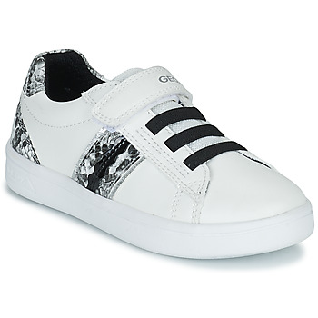 鞋子 女孩 球鞋基本款 Geox 健乐士 J DJROCK GIRL B 白色 / 黑色