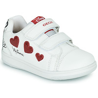鞋子 女孩 球鞋基本款 Geox 健乐士 B NEW FLICK GIRL 白色 / 红色