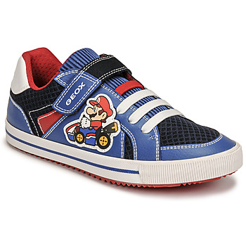 鞋子 男孩 球鞋基本款 Geox 健乐士 J ALONISSO BOY 蓝色 / 红色