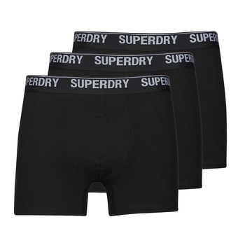内衣 男士 拳击 Superdry 极度干燥 BOXER TRIPLE X3 黑色 / 黑色 / 黑色